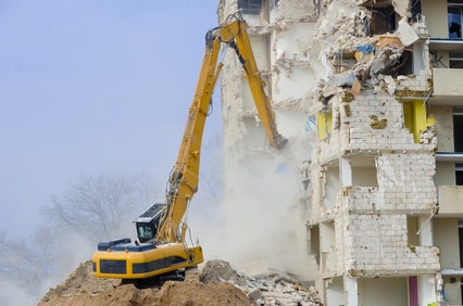 Block of flats demolition